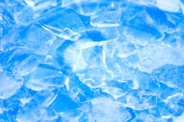 Sale, ghiaccio e acqua blu — Foto Stock