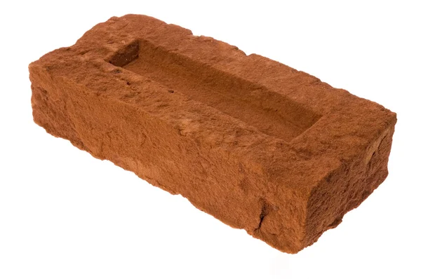 Brick on a white background — Stock Photo, Image