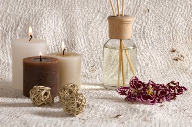 Aroma therapy items clipart