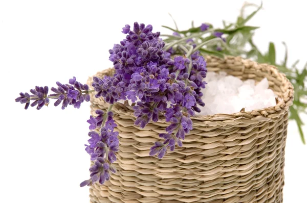 Lavendel bad — Stockfoto
