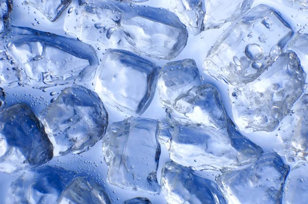Tuz, buz ve mavi su — Stok fotoğraf