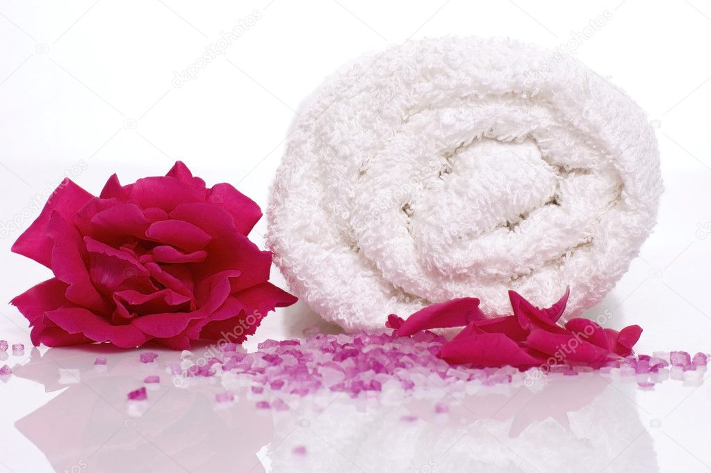 Rose bath items