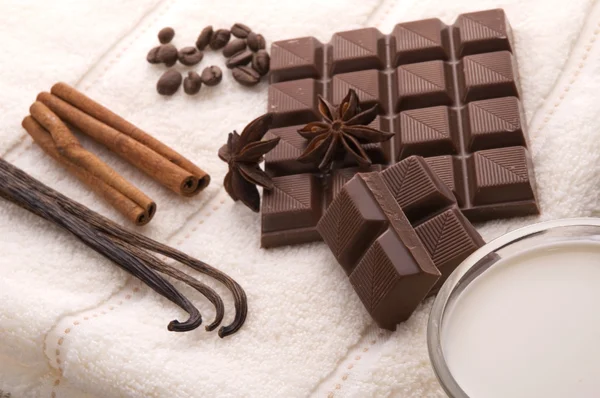 Chokolade spa - Stock-foto