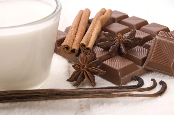 Chokolade spa - Stock-foto