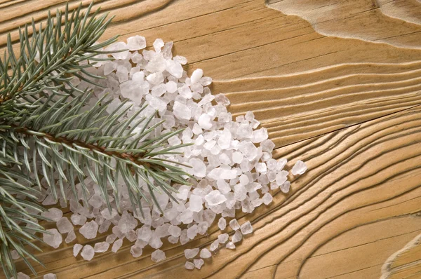 Pine bath items. alternative medicine — Stock Photo, Image