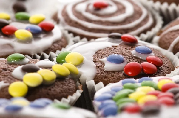 stock image First chocolate muffins.