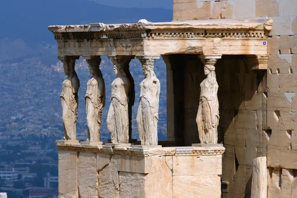 Temple Erecthion sur acropole à Athènes — Photo