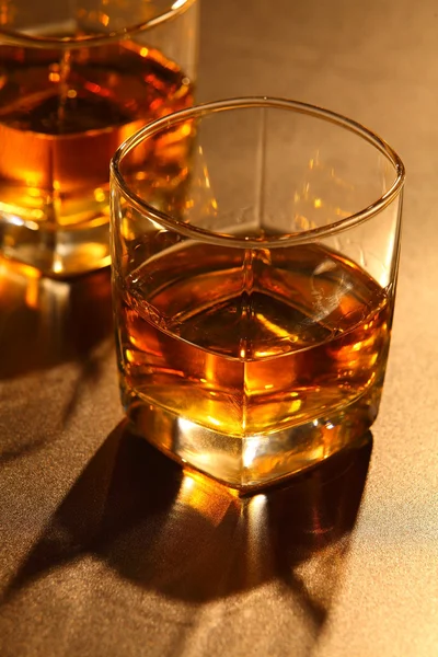 Glas whisky Royaltyfria Stockfoton
