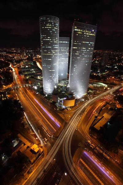 Gökdelenler, tel Aviv'in merkezinde — Stok fotoğraf