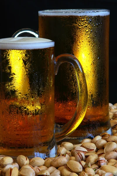 Beer mug on the table — Stock Photo, Image
