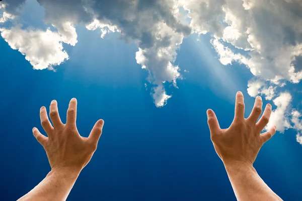 stock image Reaching for the sky