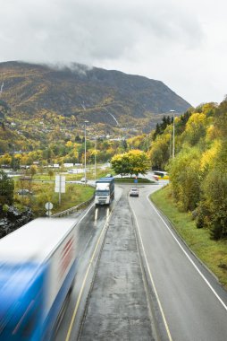 Trafik vardı.