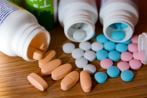 Coloured Vitamins — Stock Photo, Image