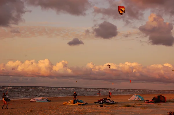 Kiteboarders