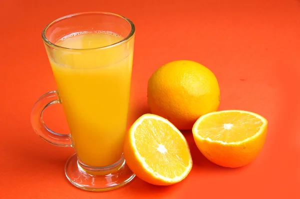 Succo e arancia — Foto Stock