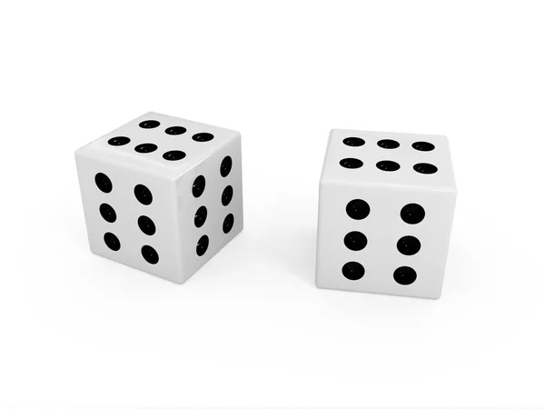 Winning dice — Stock Photo, Image
