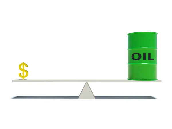 Precio del petróleo — Foto de Stock