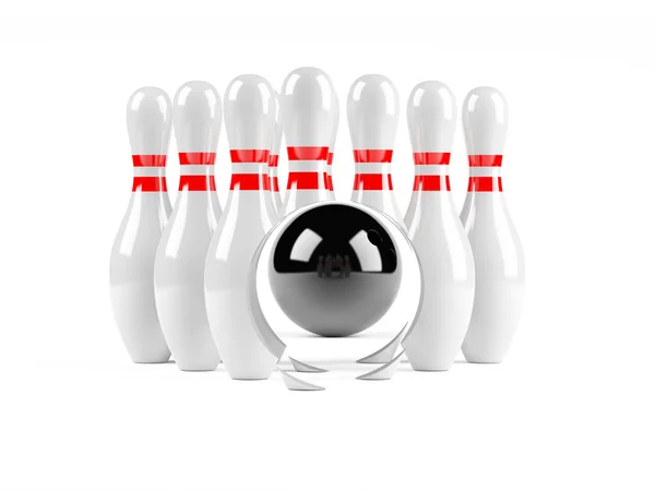 Bowling koncepció — Stock Fotó