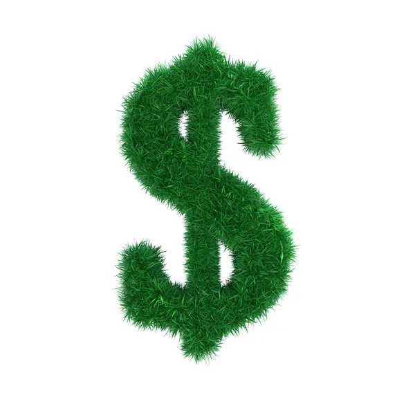 stock image Grass dollar sign