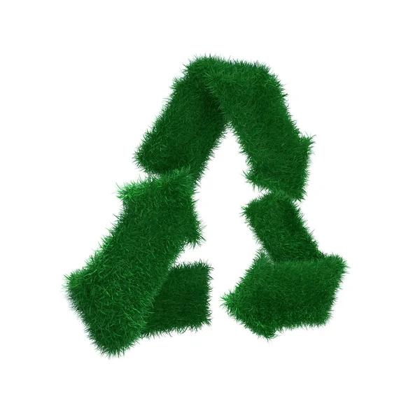 Gras recyceln — Stockfoto