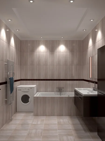 Interior moderno de baño — Foto de Stock