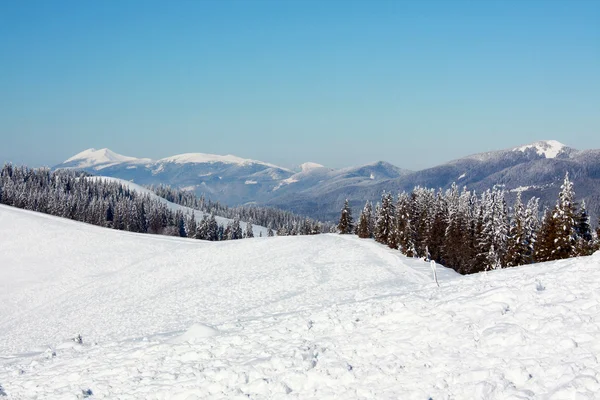 stock image Snow mountains landscape