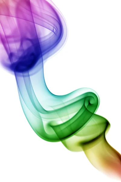 Fumo de arco-íris colorido — Fotografia de Stock