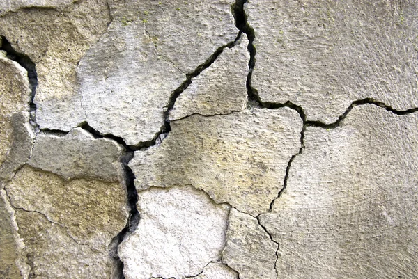 Pęknięty beton — Zdjęcie stockowe
