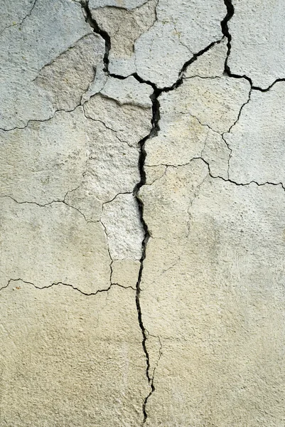 Тріщини бетону — стокове фото