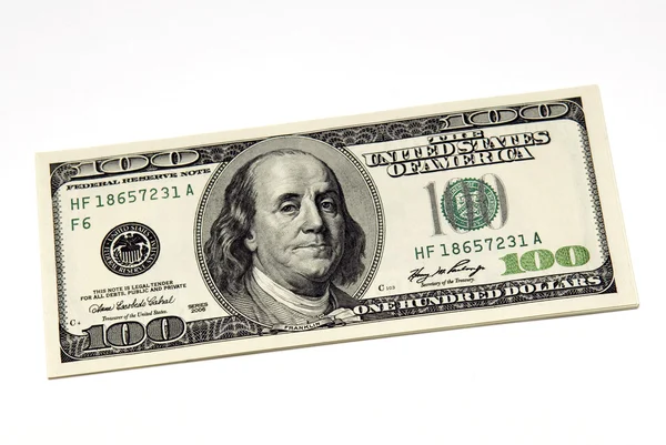 Yüz dolarlık banknotlar — Stok fotoğraf