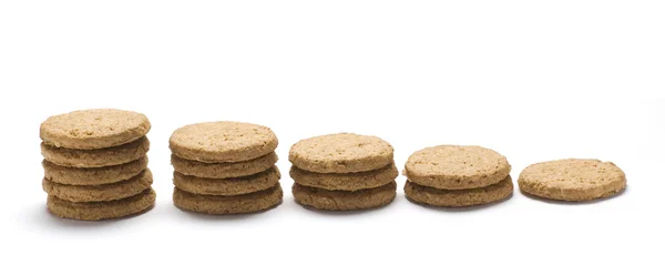 Biscuit stack — Stock Photo, Image