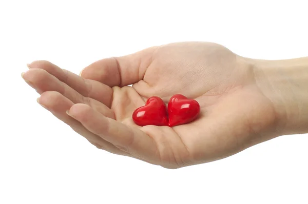 Hands shaping heart — Stock Photo, Image