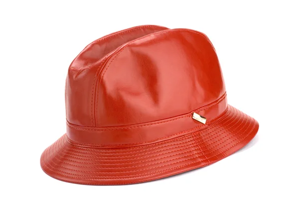 Sombrero rojo moderno para mujer —  Fotos de Stock