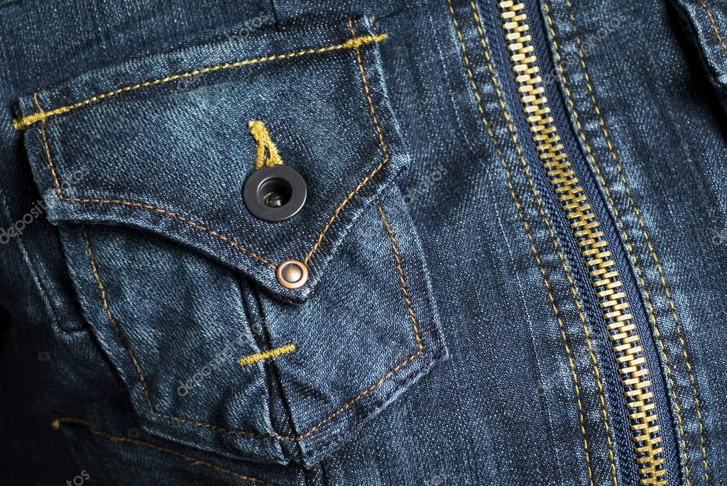 Jeans, Pocket, Button and Zipper — Stock Photo © vladem #1807831