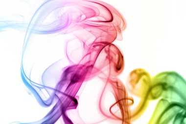 Colorful Rainbow Smoke clipart