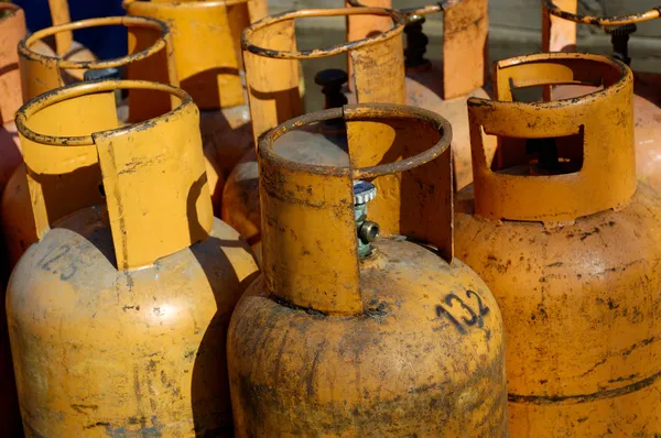 Gas cylinders — Stock Photo, Image