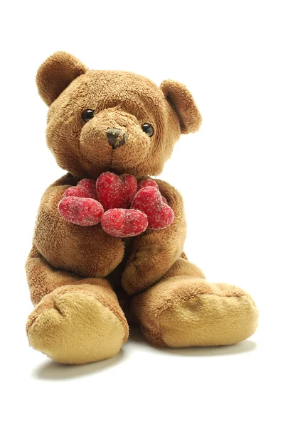 Teddybär verliebt — Stockfoto