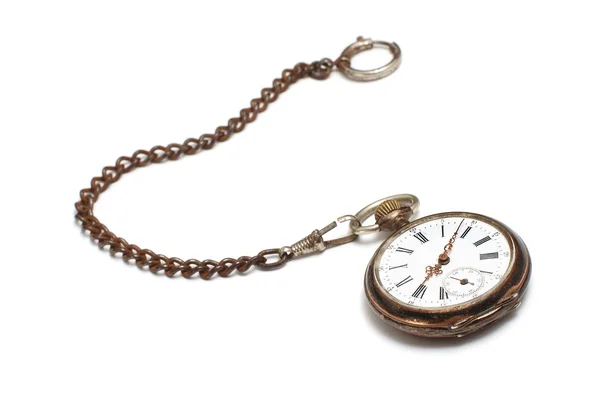 Vecchio orologio da tasca — Foto Stock