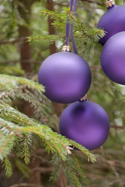 Decorações de árvore de Natal Imagens Royalty-Free