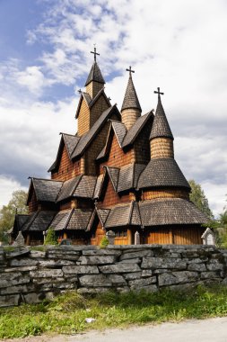 Norway. Heddal Stave Church clipart