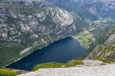 View of Lysefjord clipart