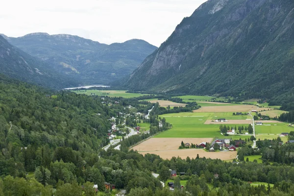 Valle en Noruega — Foto de Stock