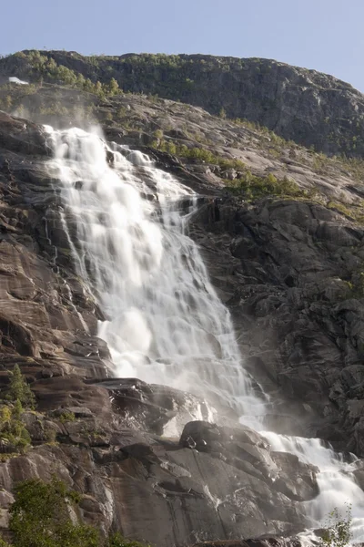 Cachoeira langfossen Fotografia De Stock