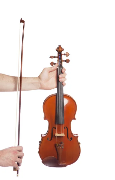 Violino e arco — Foto Stock
