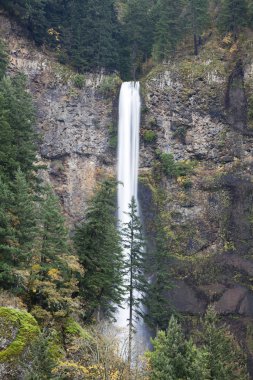 Portland Multnomah Falls clipart