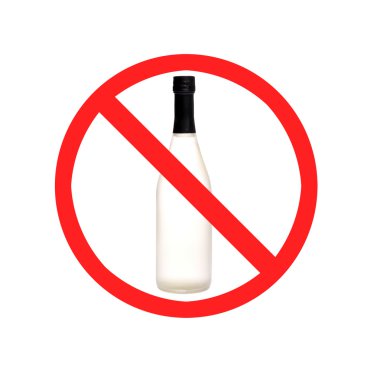 No alcohol sign clipart