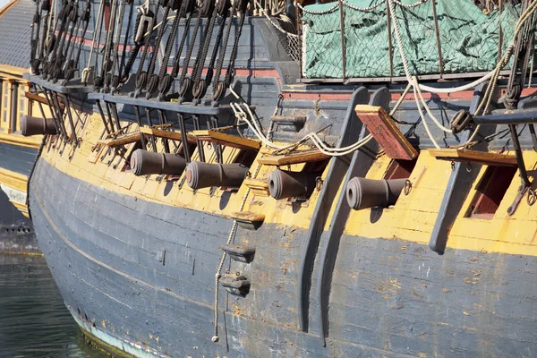 Μέρος των παλαιών πλοίων — Φωτογραφία Αρχείου