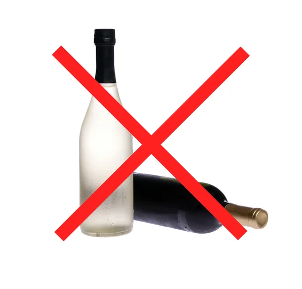 No alcohol sign — Stock Photo, Image