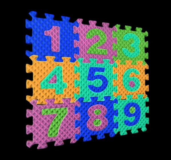Цветные числа — стоковое фото