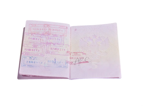Orosz útlevél — Stock Fotó
